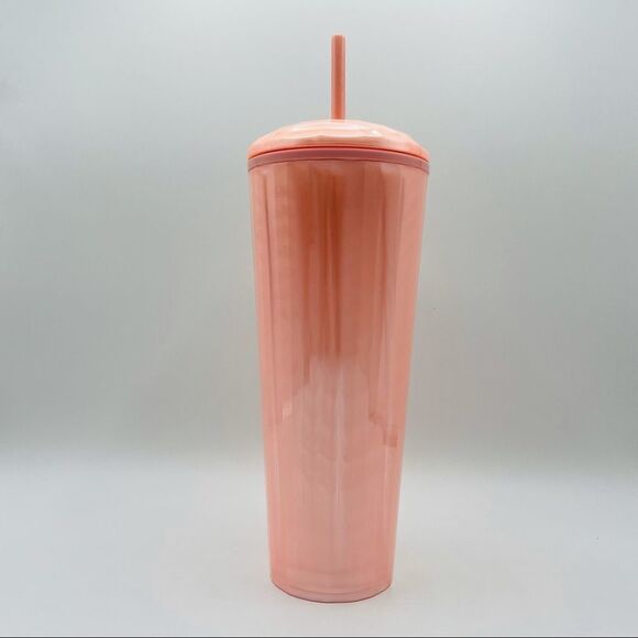 Starbucks Pink Marble Pearl 24 oz. Tumbler - Picture 2 of 4